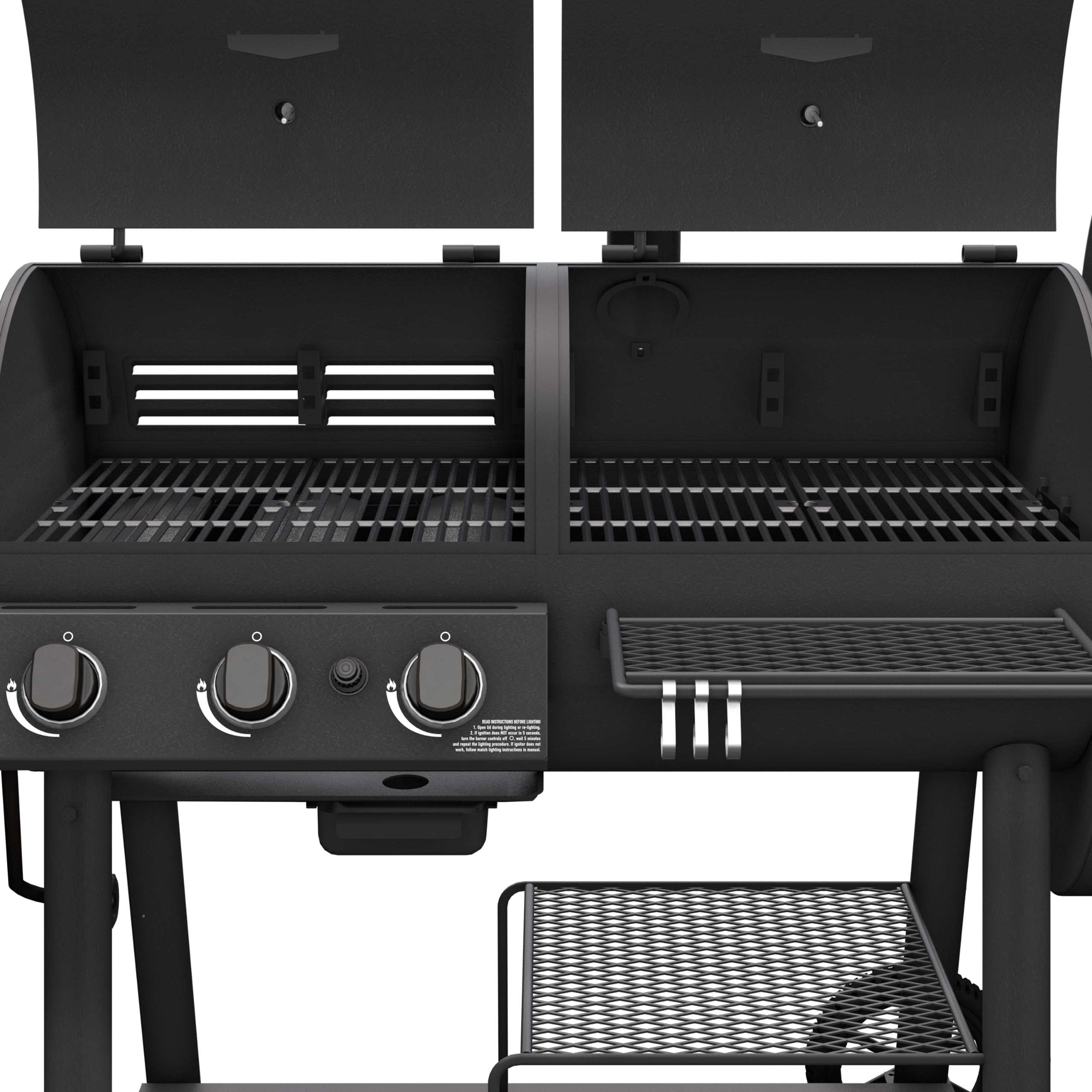 Canyon Combo Oklahoma Joe's Charcoal and Gas Smoker & Grill, Black - 24203004
