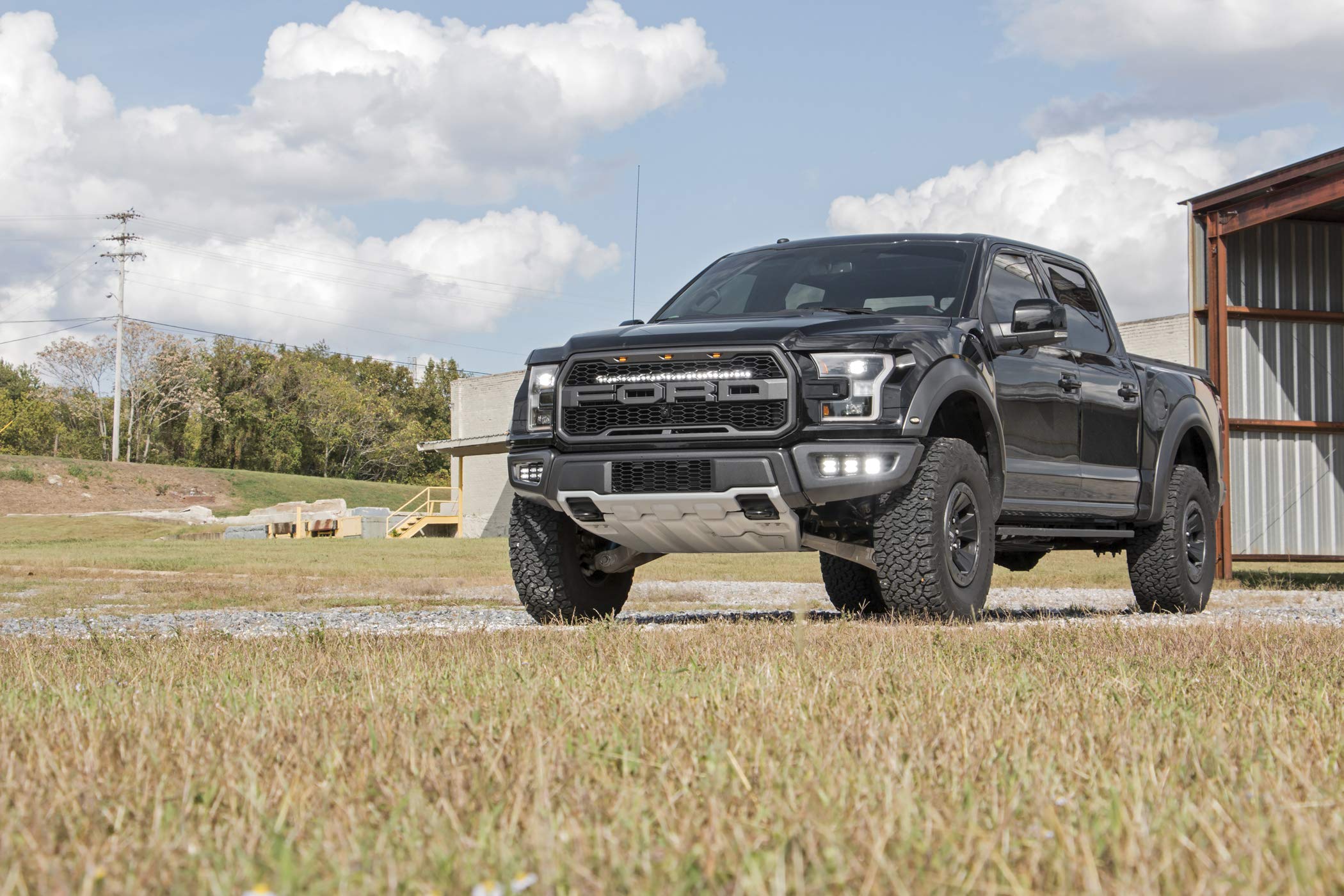 2" Rough Country Bolt-on Leveling Kit for Ford F-150 (2009-2025) & Ford Raptor (2017-2018) - Fits up to 33" Tires