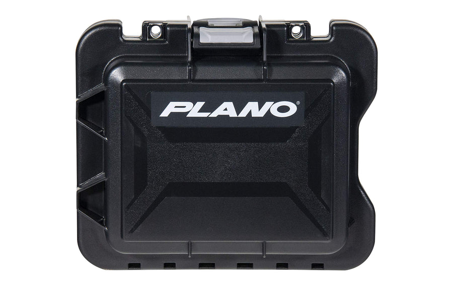 Plano Element Field Locker Medium Pistol Case, Black with Gray Accents, Premium Gun Storage, TSA Approved Firearm Storage Travel Case, Waterproof and Dustproof Protection