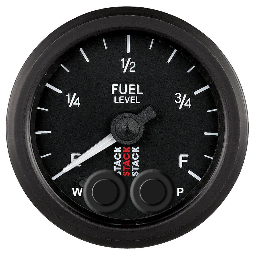 52mm STACK ST3515 Pro-Control Black 0-280 Ohm Programmable Fuel Level Gauge