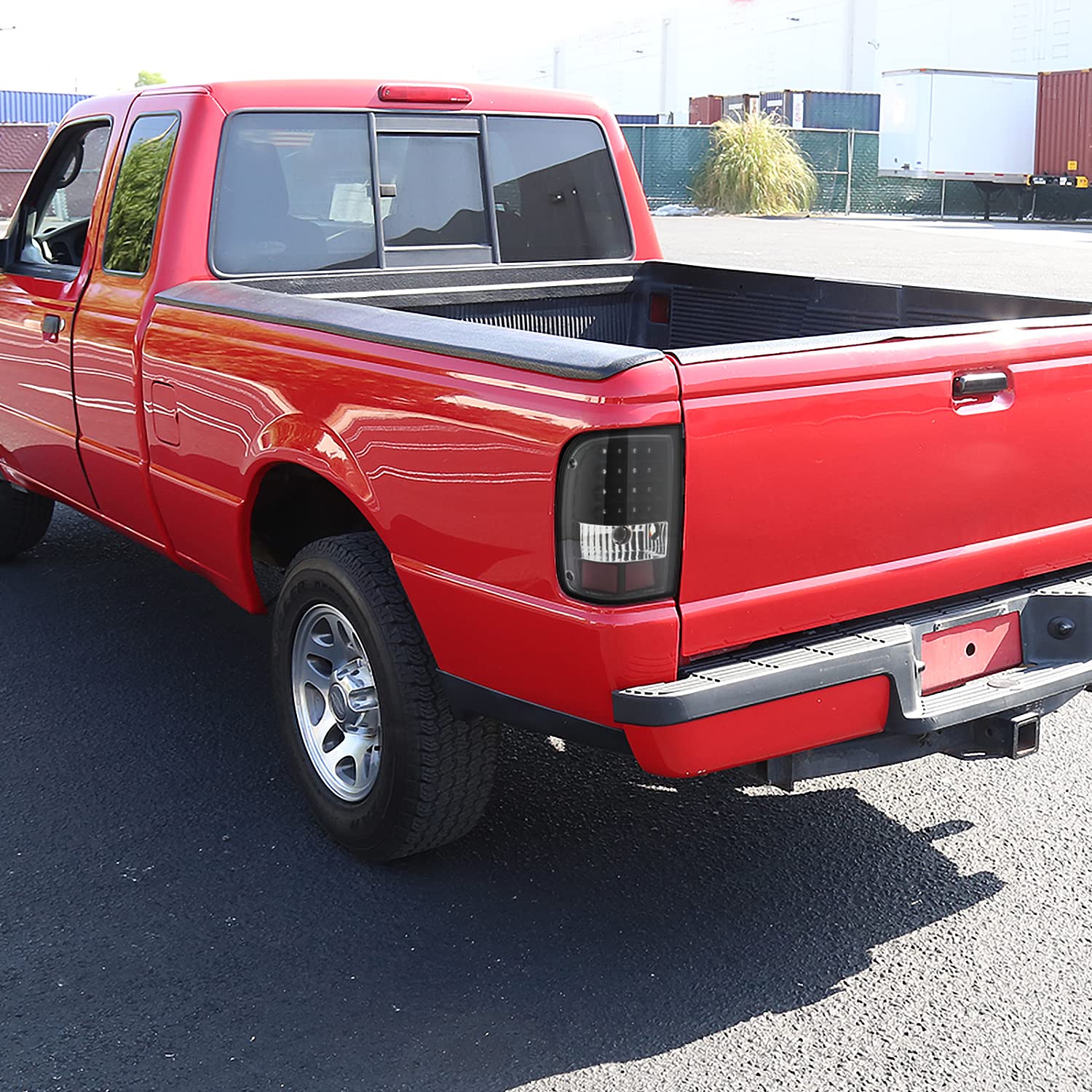 Black LED Tail Lights SPEC-D TUNING Compatible with 2006-2011 Ford Ranger, Left + Right Pair Assembly