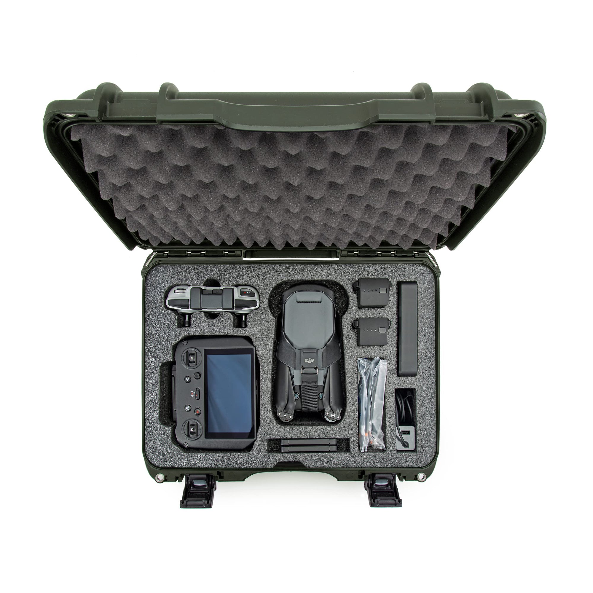 925 Nanuk Waterproof Case with Foam Insert for DJI Mavic 3 Fly More/Cine Premium Combo, Olive