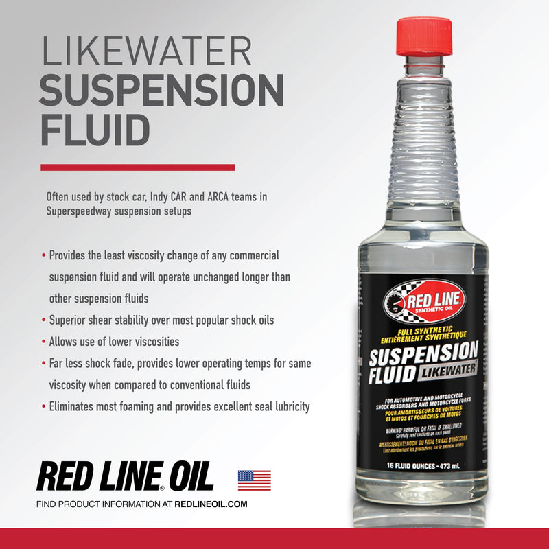 91102 Red Line LikeWater Suspension Fluid (Clear) - 16 Ounce