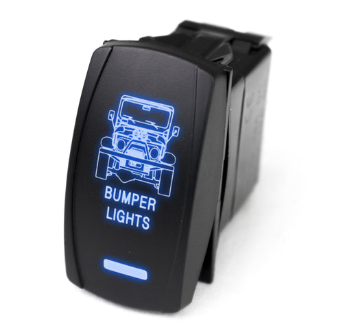 Rocker LED Switch w/Blue LED Radiance