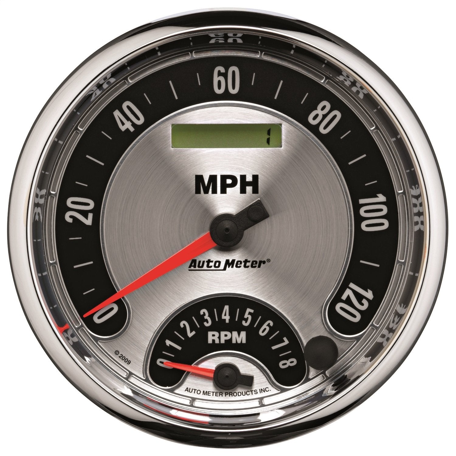 Auto Meter American Muscle 5" 0 - 8000 RPM / 120 mph Tachometer/Speedometer Combo Gauge