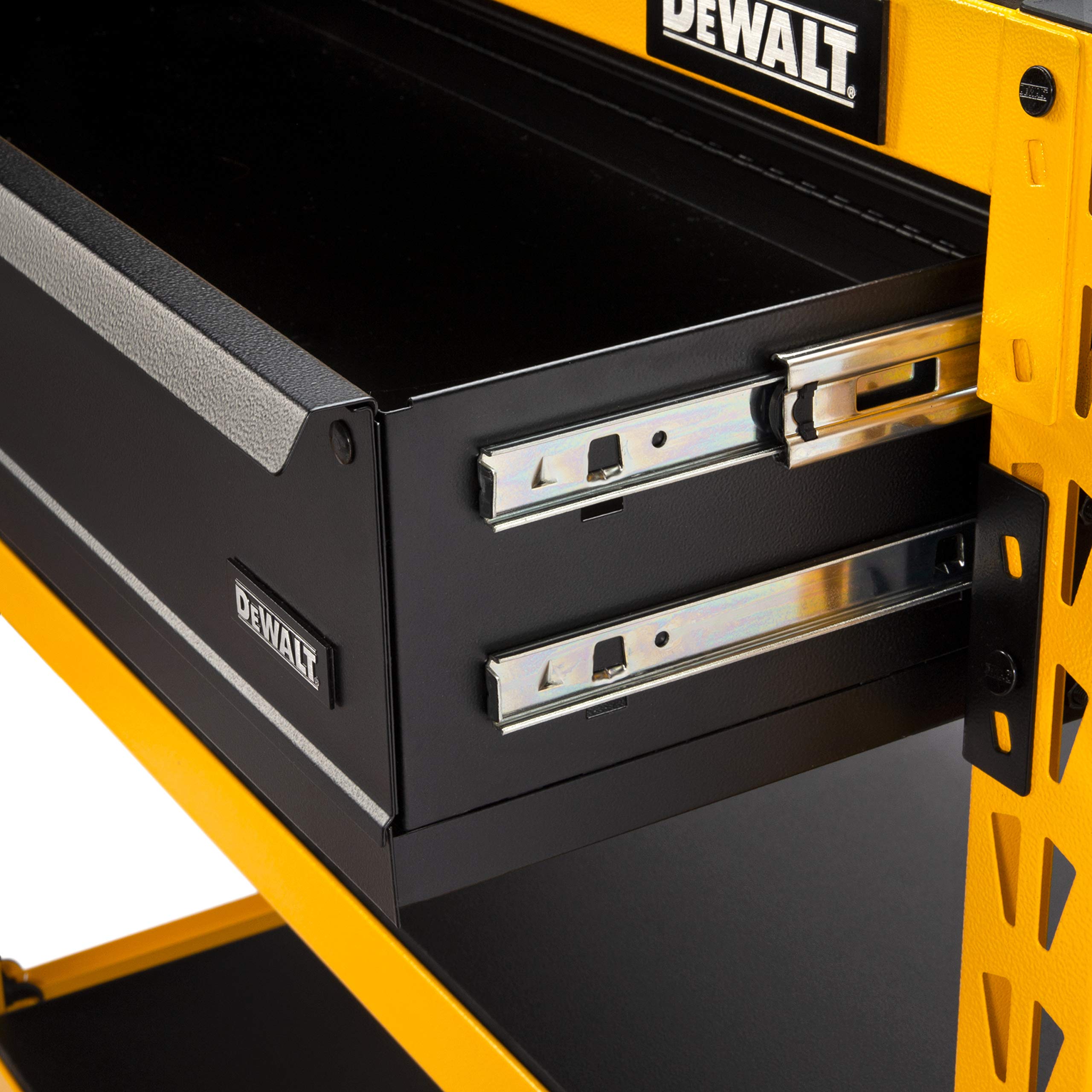 DEWALT Accessory Drawer Kit for Workshop or Garage, Compatible with 4-ft Storage Rack, Measures 6.5 x 18 x 44 Inches, Smooth Opening