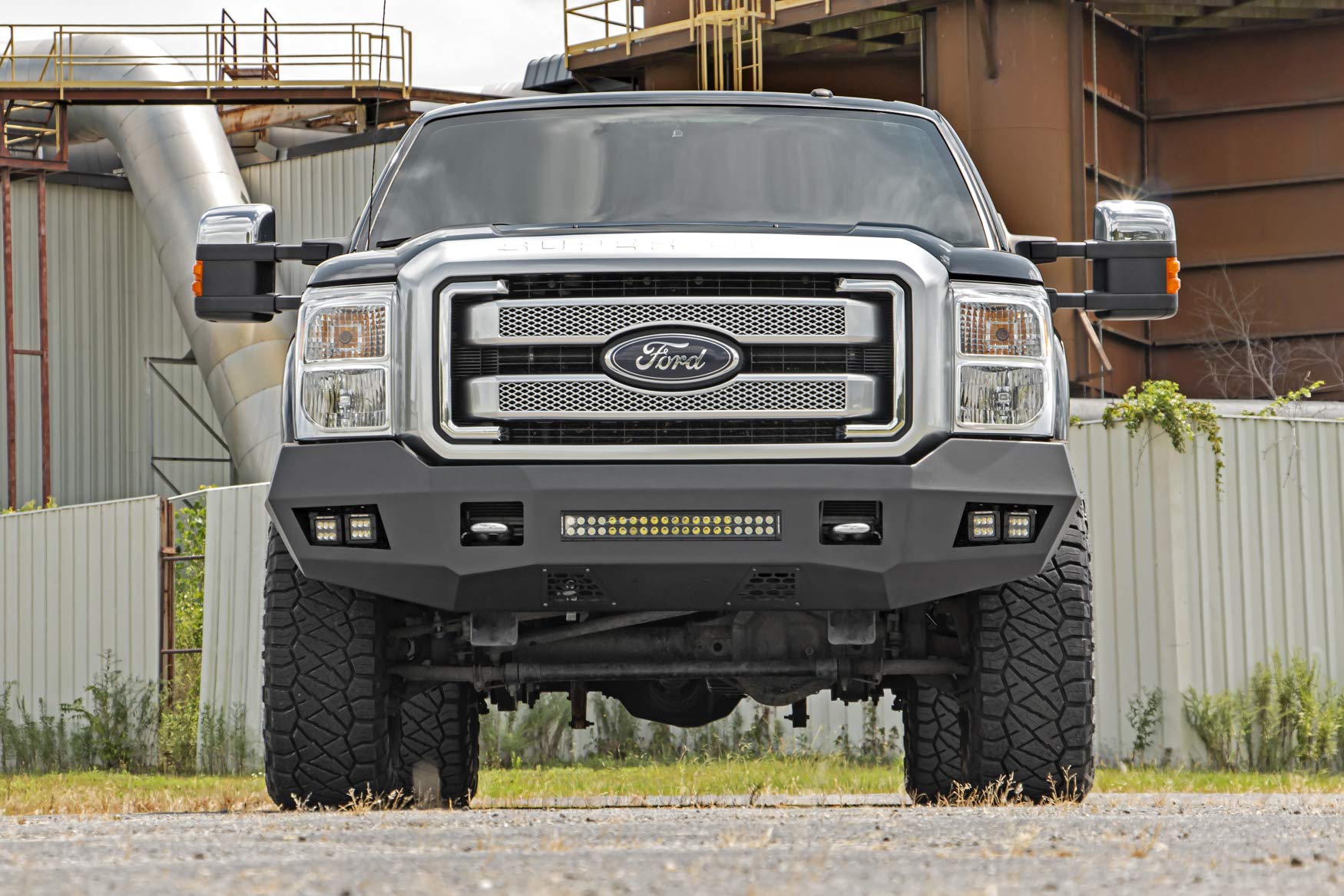 Rough Country LED Heavy Duty Front Bumper for 11-16 Ford Super Duty - 10783