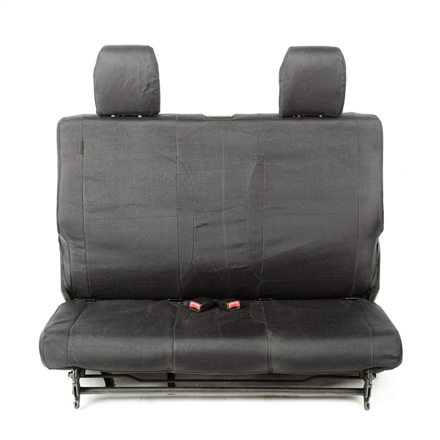 Elite Ballistic Seat Cover, Rear, Black | Rugged Ridge | 13266.01 | Fits 2007-2010 Jeep Wrangler JK 2-Door