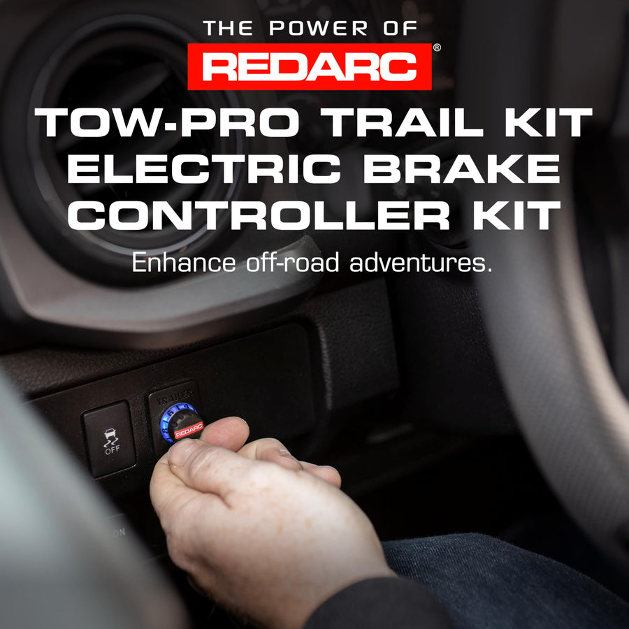 Tow-Pro Trail Kit REDARC Electric Trailer Brake Controller Kit for Nissan Vehicles, Off Road Dual Braking, Plug and Play Install, 12V/24V Compatible to Tow RV, Camper, Trailer, Boat