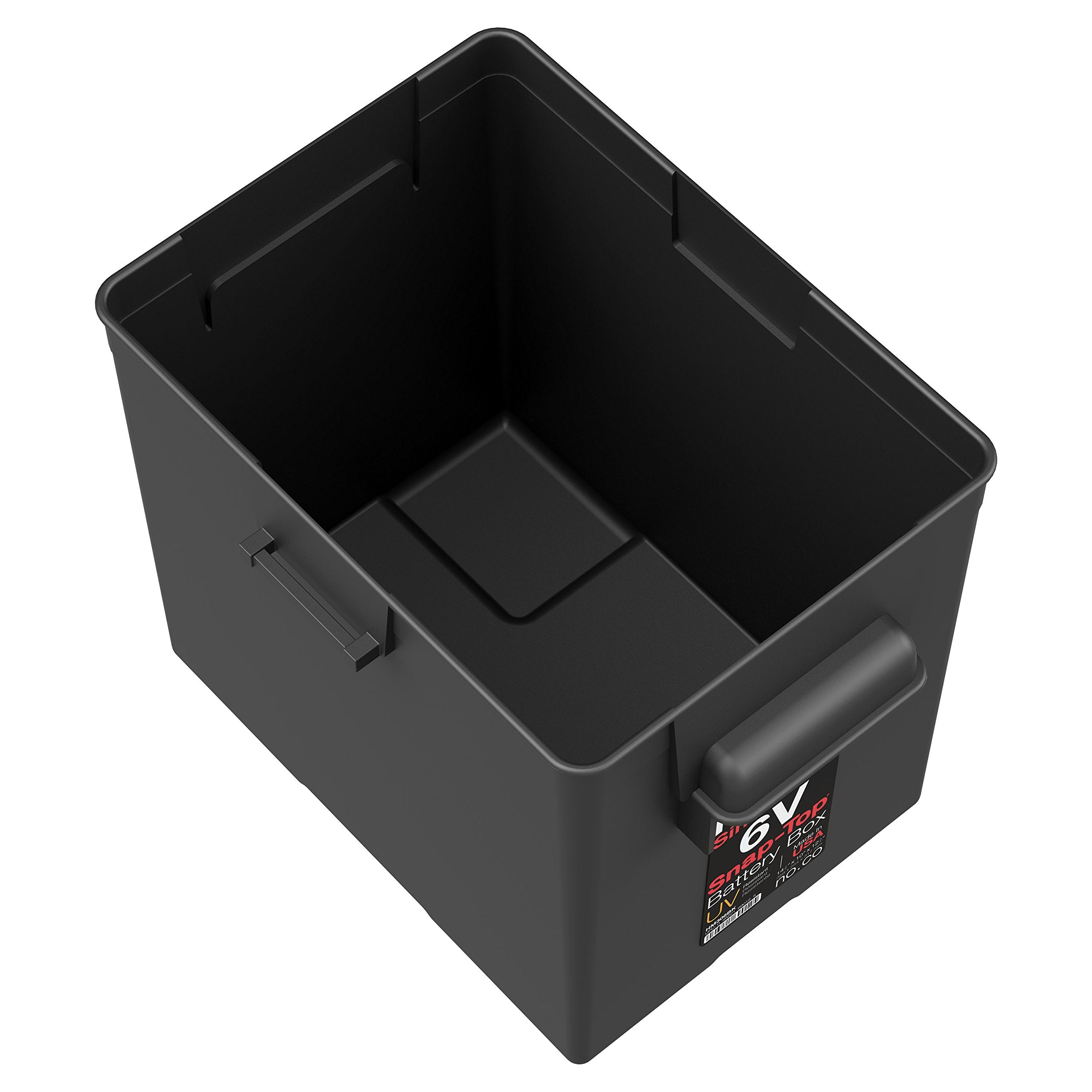 HM306BKS NOCO Snap-Top Battery Box, 6V Outdoor Waterproof Battery Box for Marine, Automotive, RV, Boat, Camper and Travel Trailer Batteries