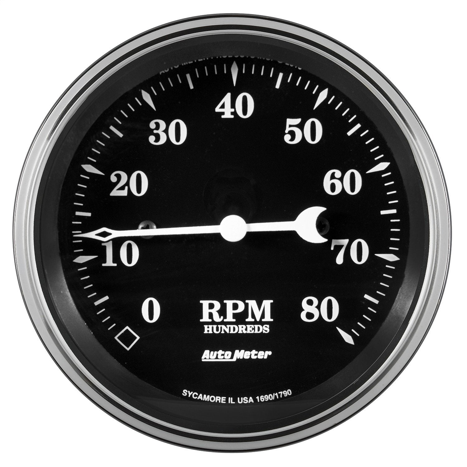 AUTO METER Old Tyme Black Electric Programmable Speedometer 3-3/8 in. 1790