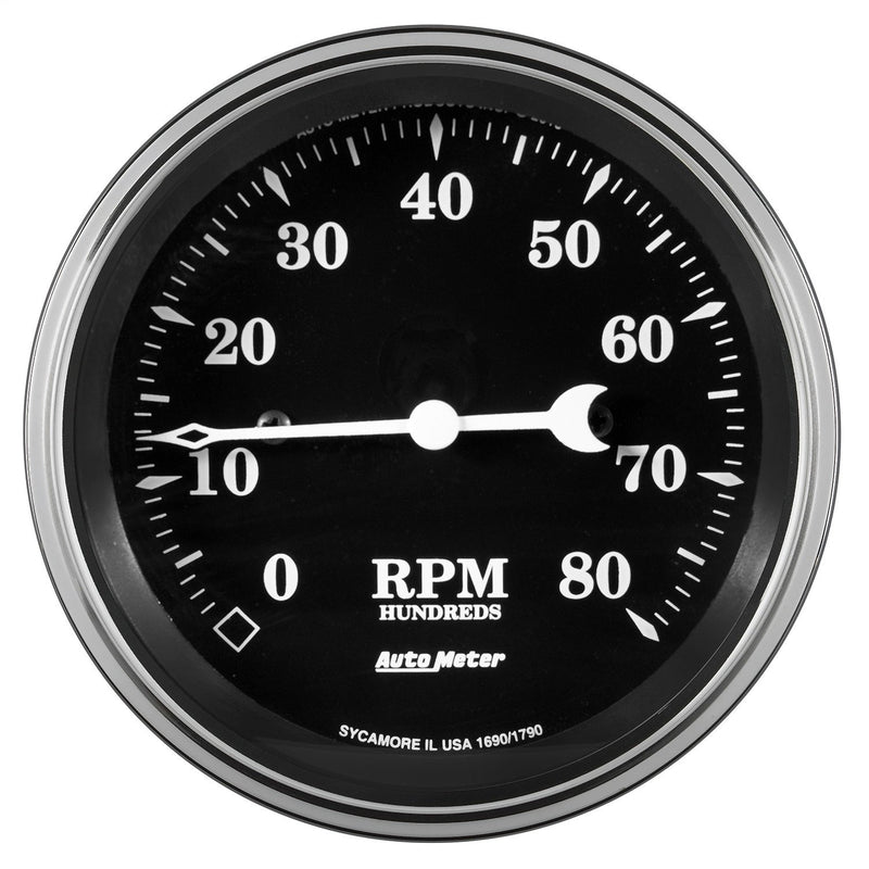 AUTO METER Old Tyme Black Electric Programmable Speedometer 3-3/8 in. 1790