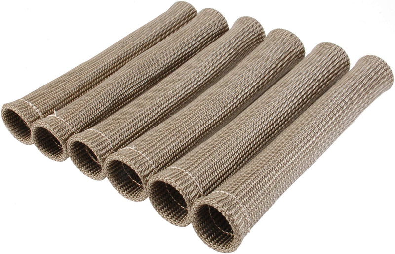 Titanium Protect-A-Boots Design Engineering 010540 8" Spark Plug Boot Protector Sleeves, No Ring (Pack of 6)