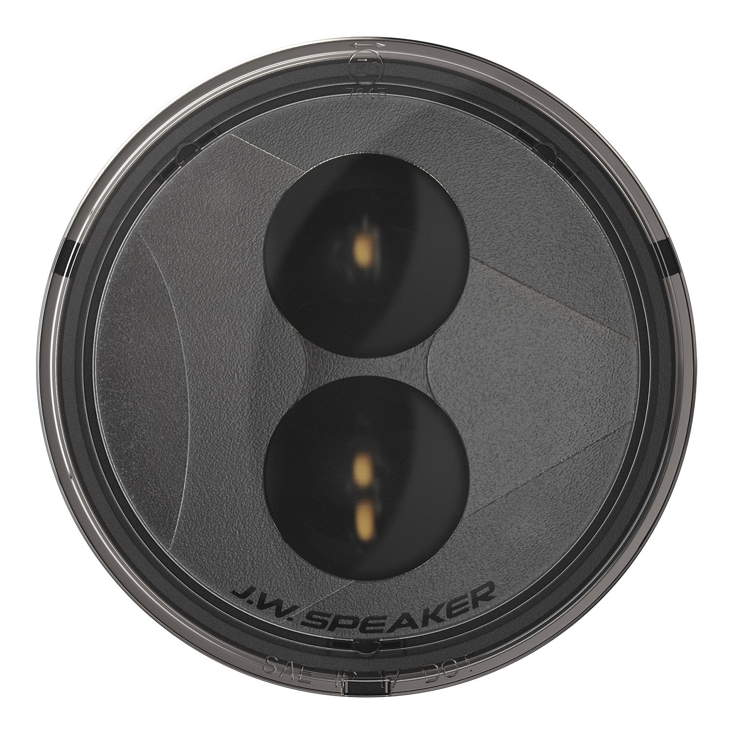 Model 239 J2 12V DOT/ECE LED Round Turn Signals J.W. Speaker 0346503 with Smoked Lens - 2 Light Kit