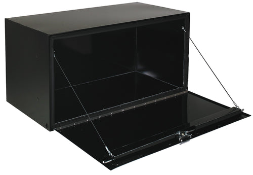 24" Tall Delta Pro 1-011002 Black 24" Deep 30" Long Steel Underbed Truck Box