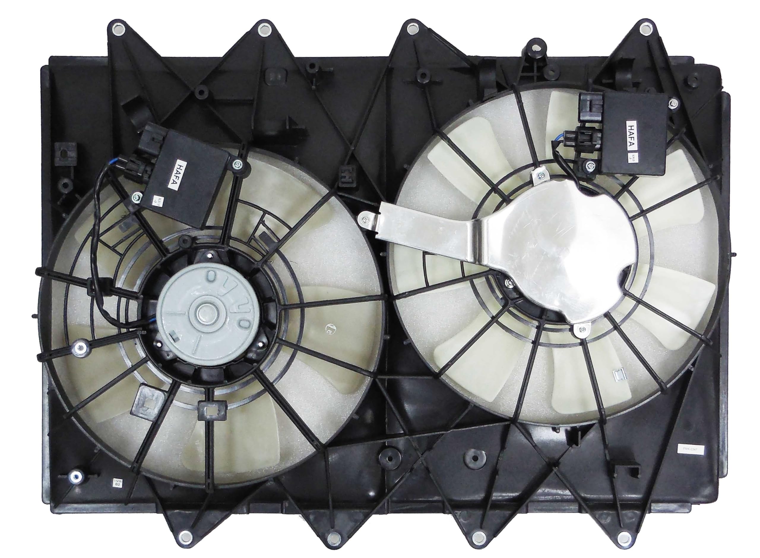Radiator AC Fan Assembly DEPO-316-55016-050 for Mazda CX9 10-15 with Towing Pkg with Control Module