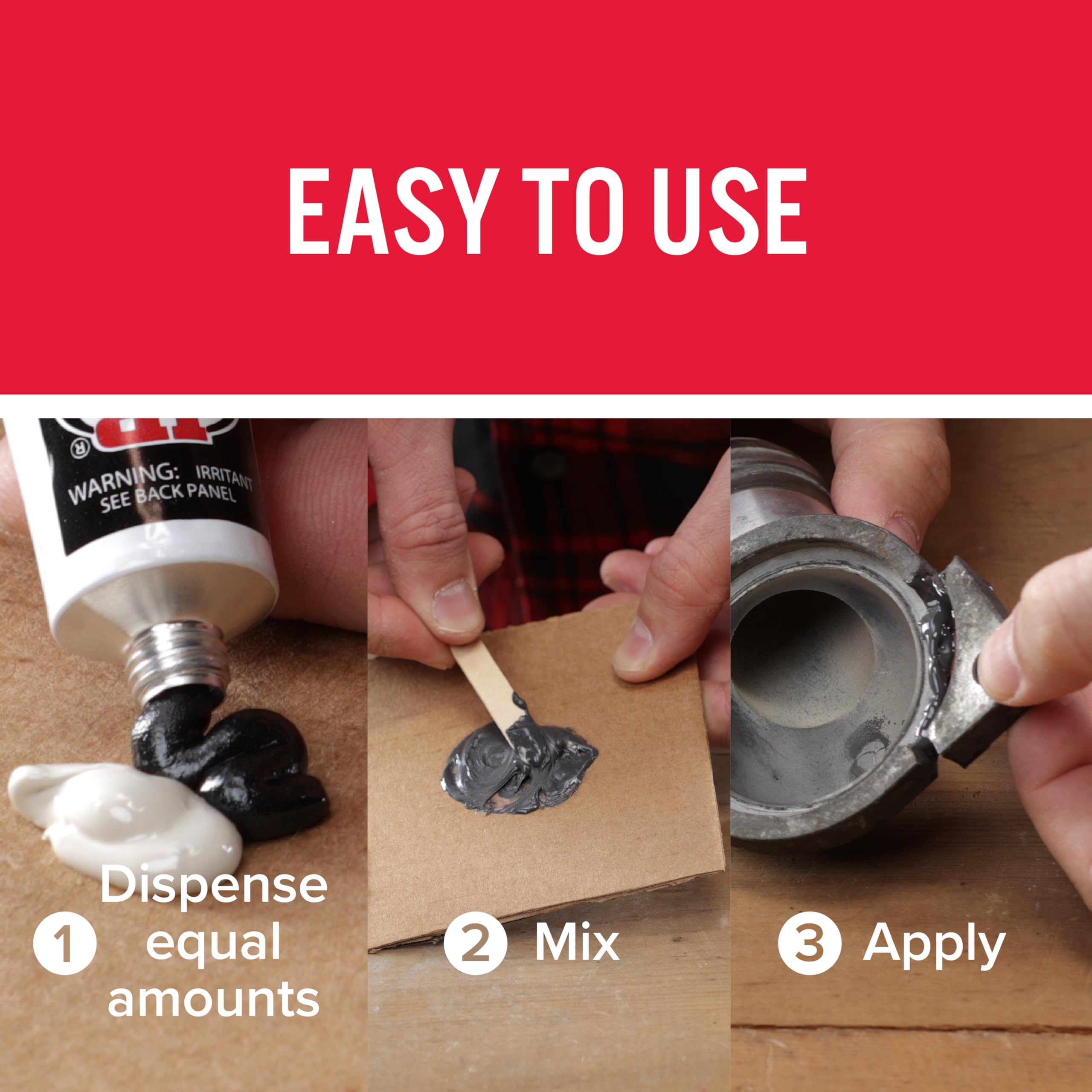 J-B Weld 8281 Steel Reinforced Professional Size Epoxy - Hardener and Pack - 10 oz