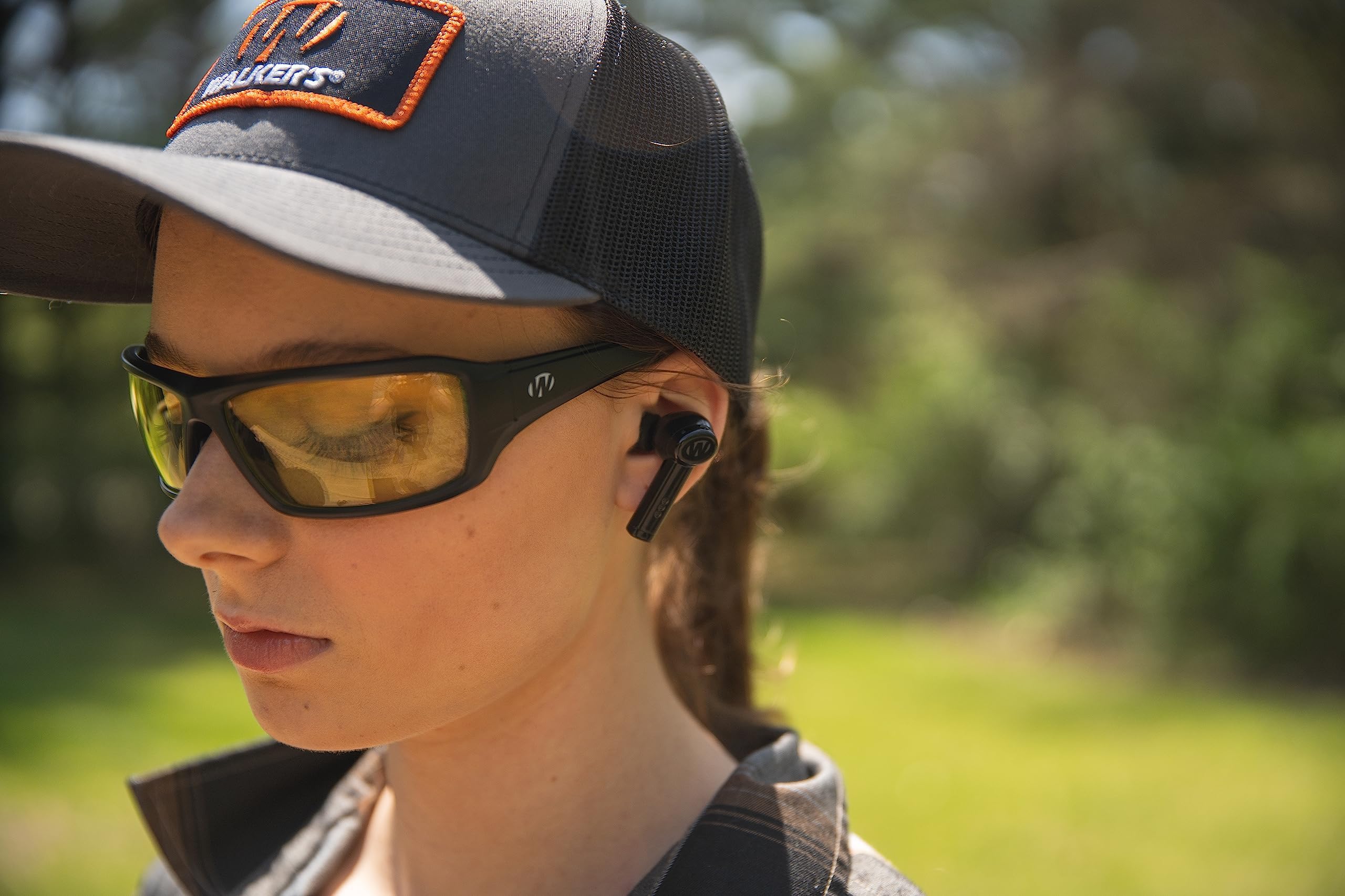 Bluetooth Walker's Disrupter Earbuds - Hunting Range Shooting Active Lifestyle Ear Protection Hearing Enhancement Noise-Cancelling Rechargeable Wireless Electronic Earbuds