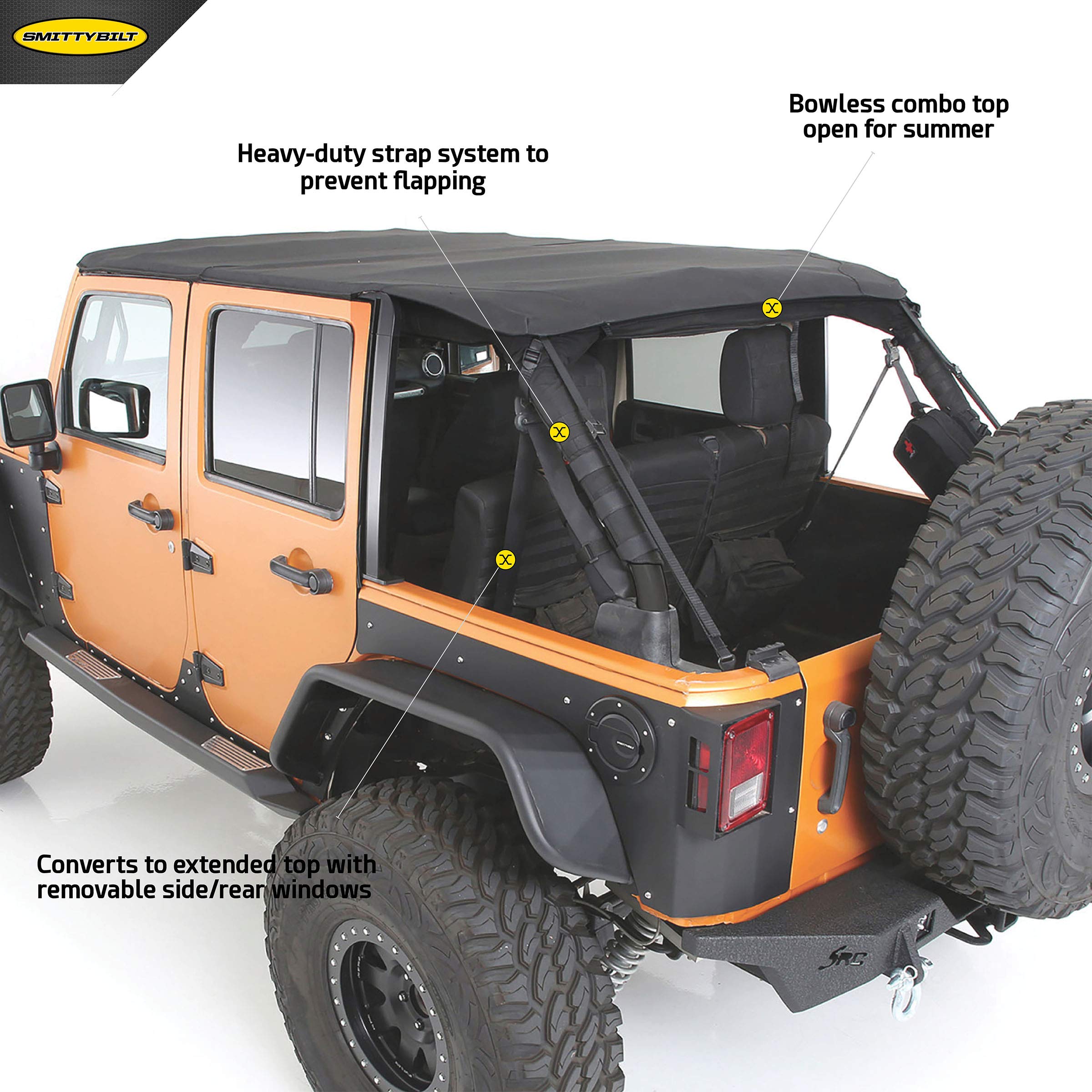 BOWLESS SmittyBilt COMBO TOP KIT - SB9087135K