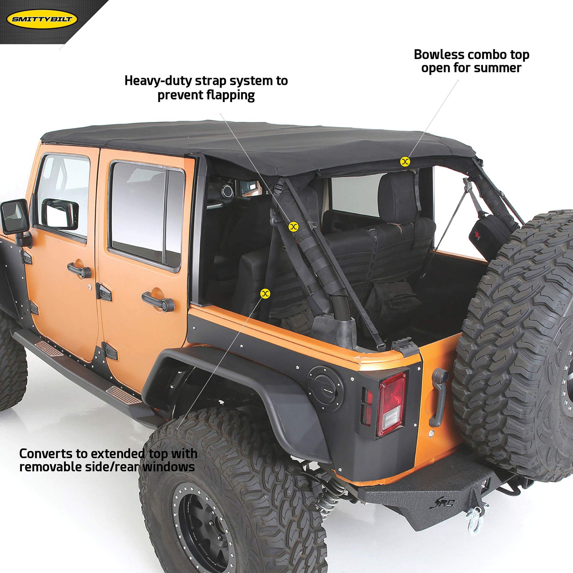 BOWLESS SmittyBilt COMBO TOP KIT - SB9087135K
