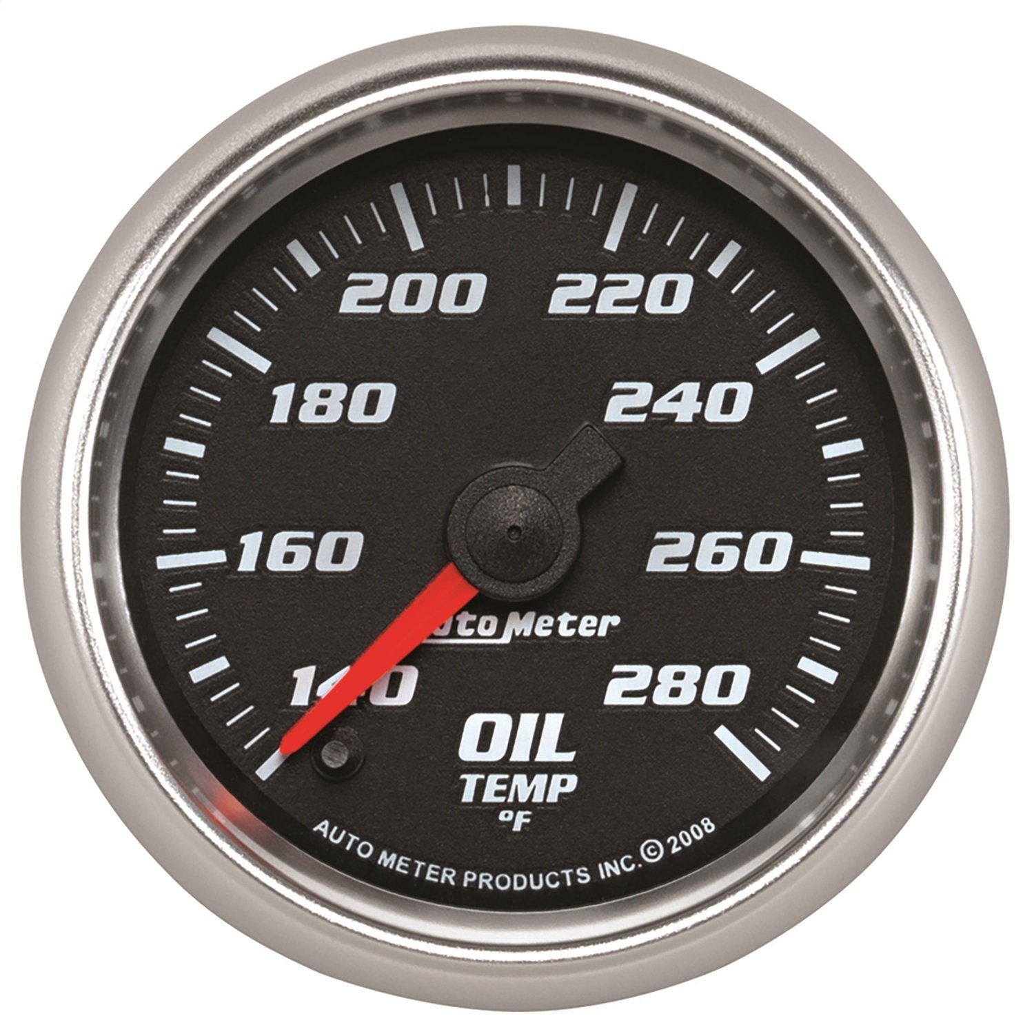 Gauge AUTO METER 19640 Oil Temp (Pro-Cycle 2 1/16", 140-280ºf, Digital Stepper Motor, Black)