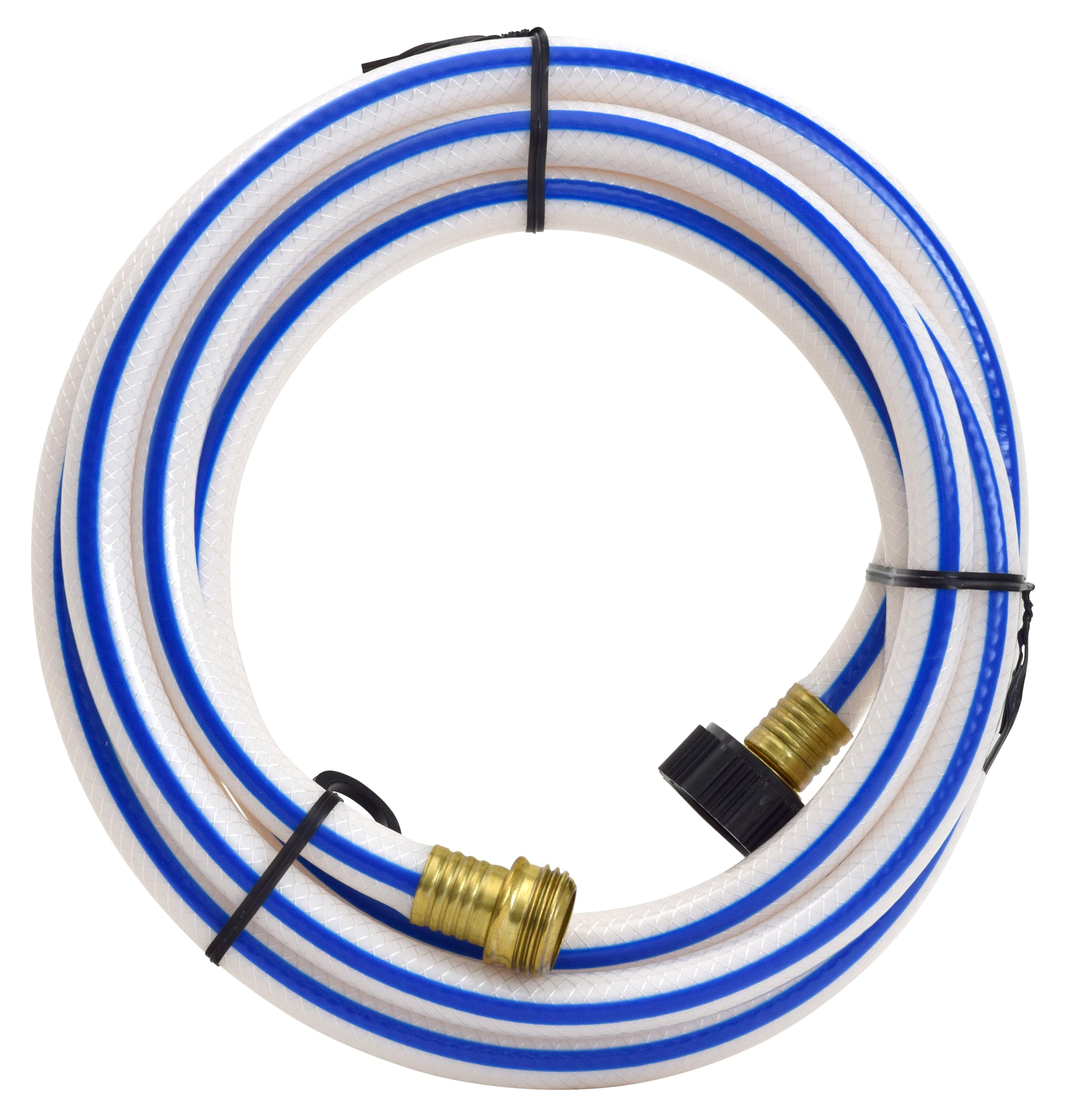 Valterra High Pressure AquaFresh Drinking Water Hose, Water Hose Hookup for RV - 1/2" x 10', White