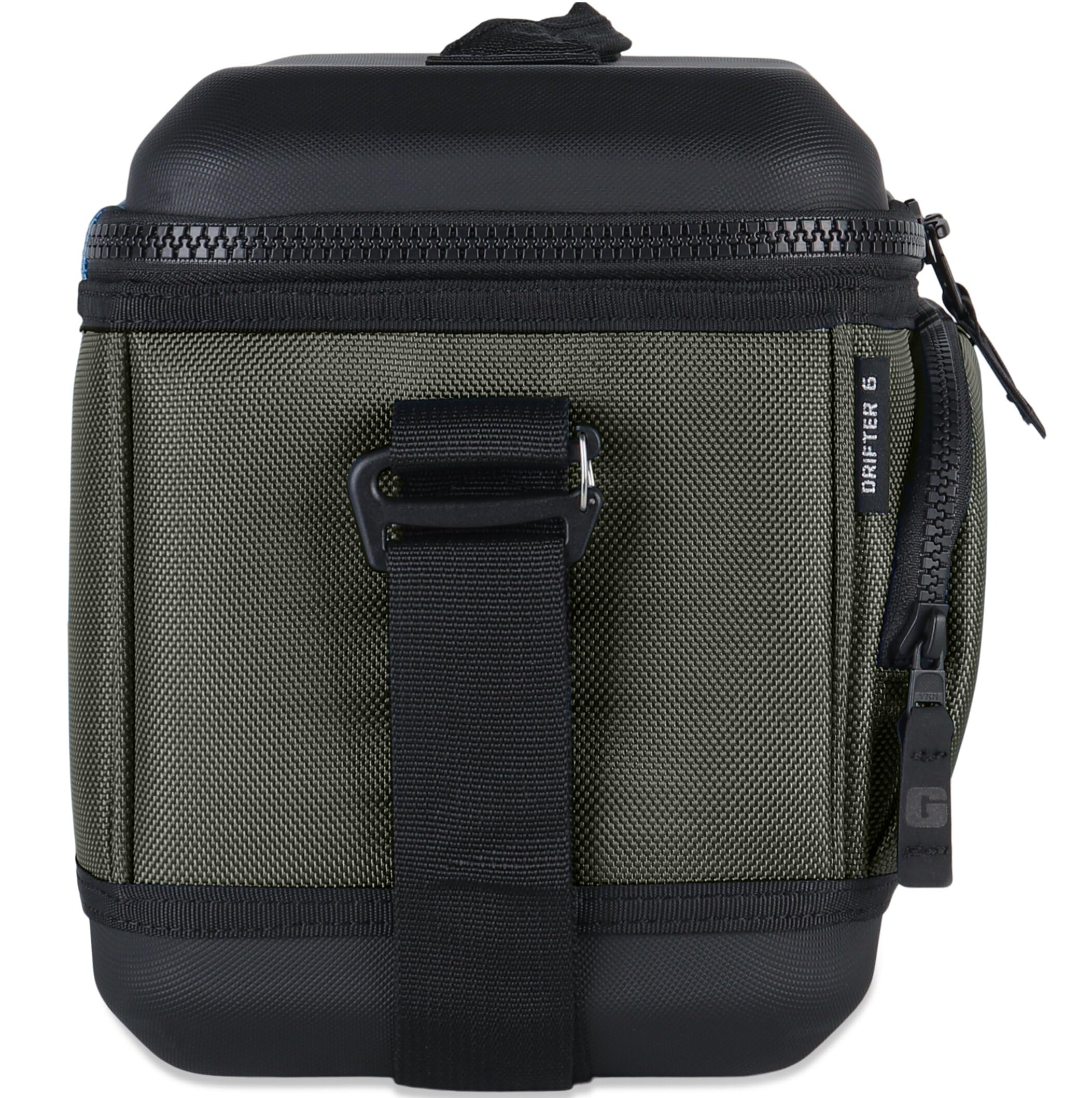 Drifter Grizzly 6-Pack | Flip-top Soft Cooler Bag | Ice Chest for Beach Boat Camping Car Fishing Golf Hiking Hunting Lunch Picnic | Lightweight Portable Insulated Waterproof | Lunar Green