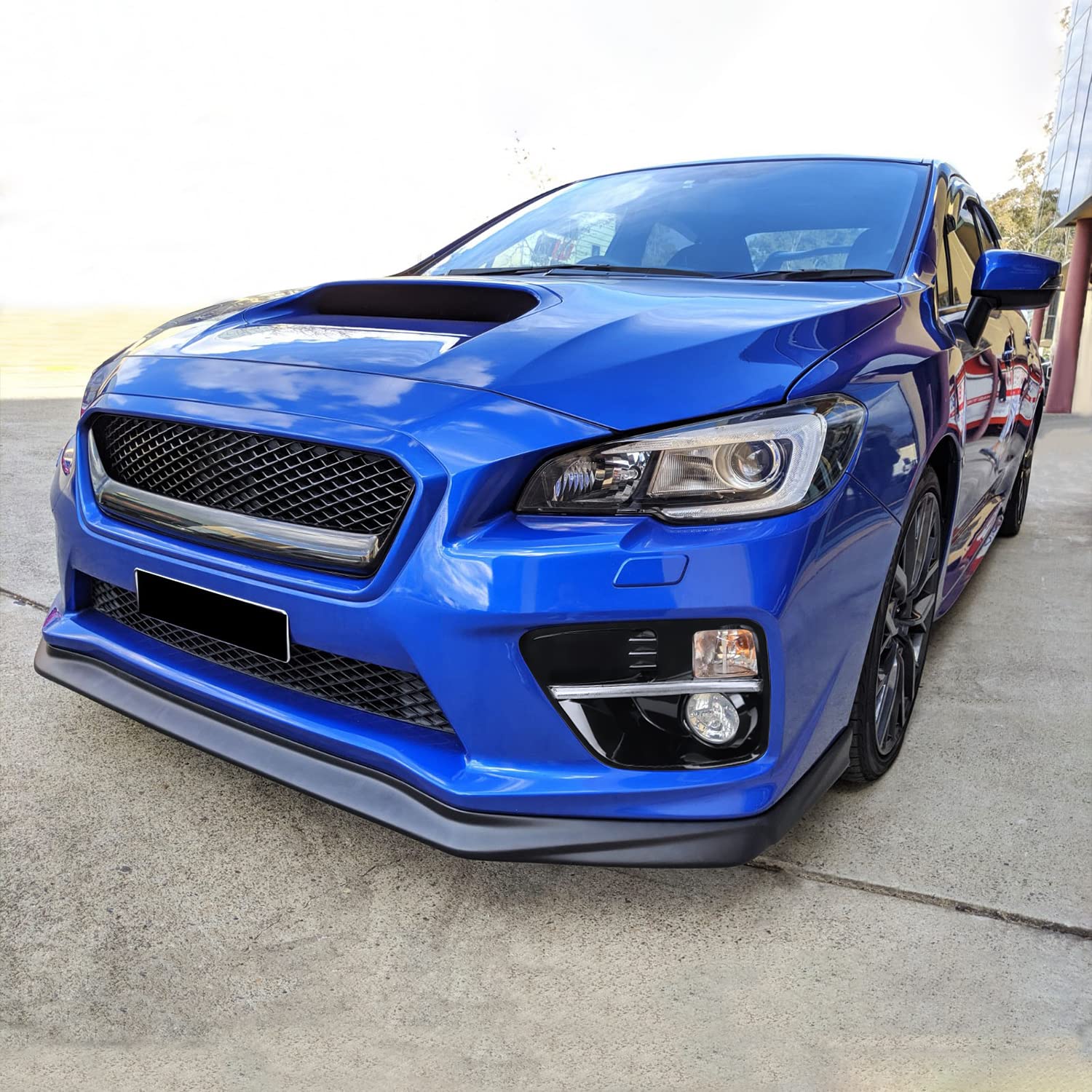 Fog Light Covers Spec-D Tuning Bezel w/Switchback Sequential LED DRL Compatible with Subaru WRX STI 2015-2017
