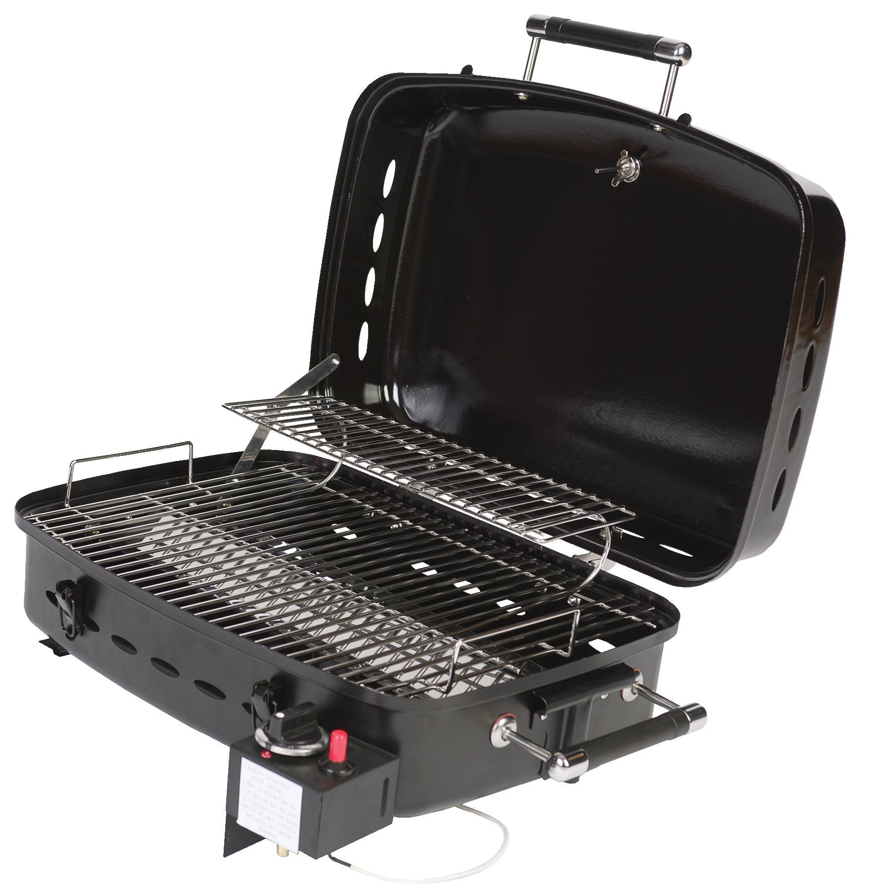 Black Barbecue Faulkner Grille with Disposable Bottle Adapter 51322