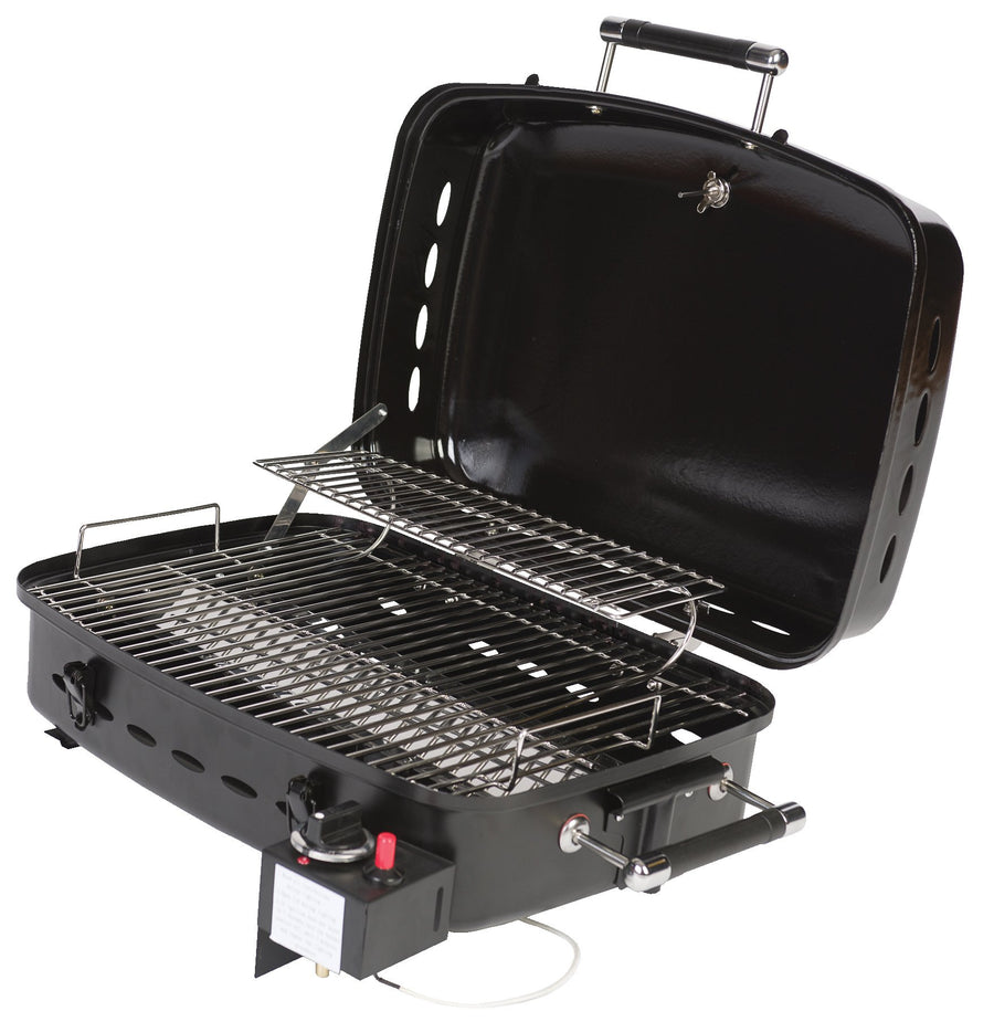 Black Barbecue Faulkner Grille with Disposable Bottle Adapter 51322