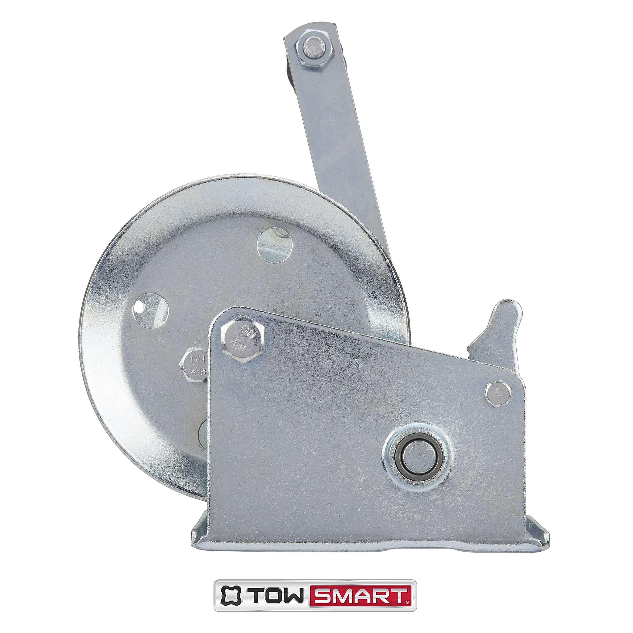 Manual TOWSMART Trailer Winch, 1,500 lb. Capacity, 2 in. x 20 ft. Strap