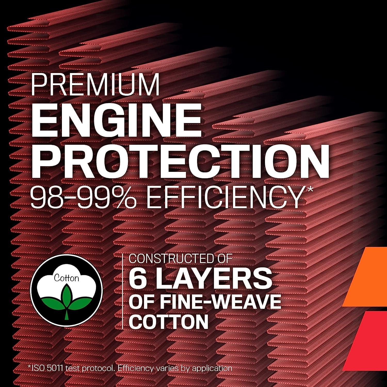 High-Flow K&N Original Lifetime Engine Air Filter: Increase Power & Towing, Washable, Premium, Replacement Air Filter: Compatible with 2003-2009 DODGE (Ram 2500, Ram 3500) E-0776