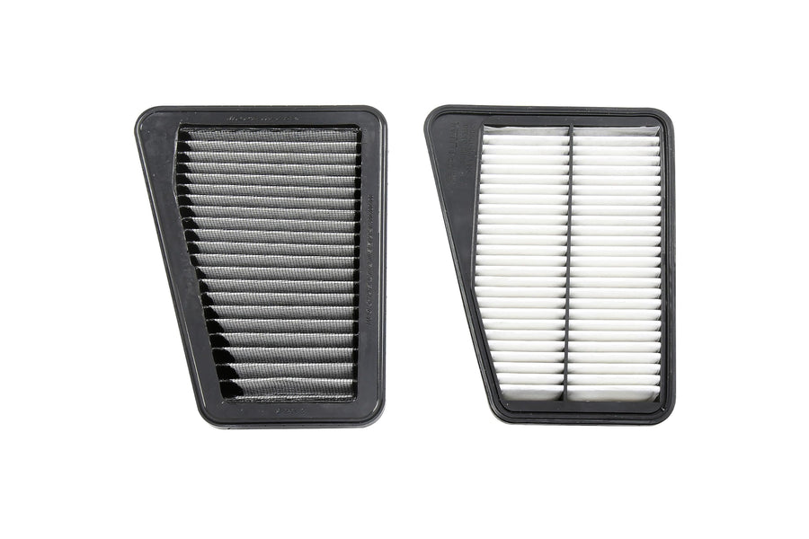 HPS Drop-in Engine Air Filter: High Performance, Premium, Washable, Replacement Car Filter Right, Compatible for Genesis 2019-2024 G70 3.3L V6 Turbo Kia 2018-2024 Stinger 3.3L V6 Turbo, HPS-457384