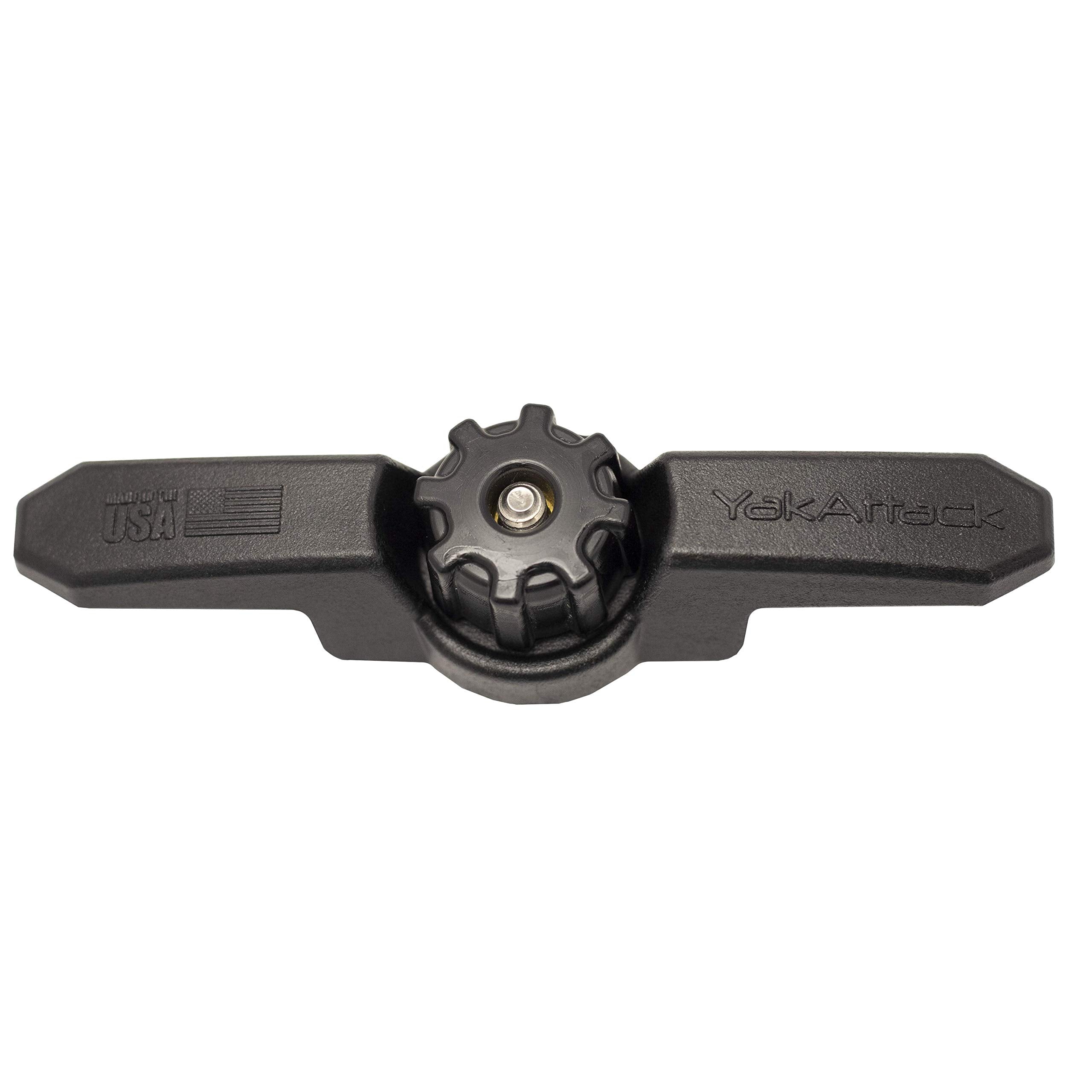 GT Cleat XL – YakAttack Track Mount Line Cleat for 1/2" Rope | Fits GearTrac, MightyMount, & Most Kayak Track Systems | Heavy-Duty Anchor Line Management | USA-Made Yak Attack