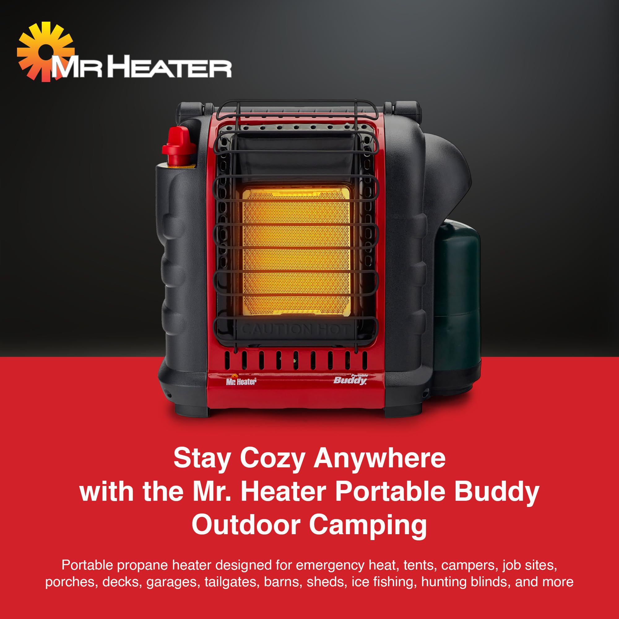 Portable Buddy Heater Mr. Heater MH9BX 4000-9000 BTU