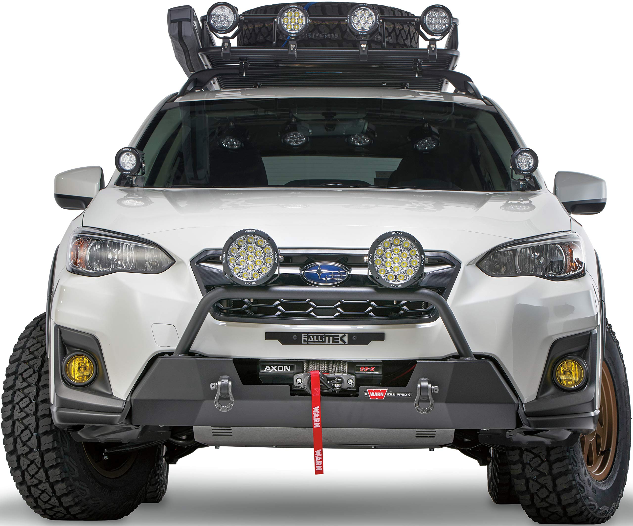 Semi-Hidden WARN 106221 Winch Mounting Kit, Fits: Subaru Crosstrek (2018-2020)