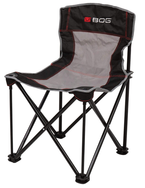 4 On The Floor BOG Ground Blind Chair with Rugged Construction, Aluminum Frame, Extended Seat Area, Quiet Setup, Breathable Textilene Fabric, and Carry Bag for Hunting, Shooting, Sports, and Outdoors