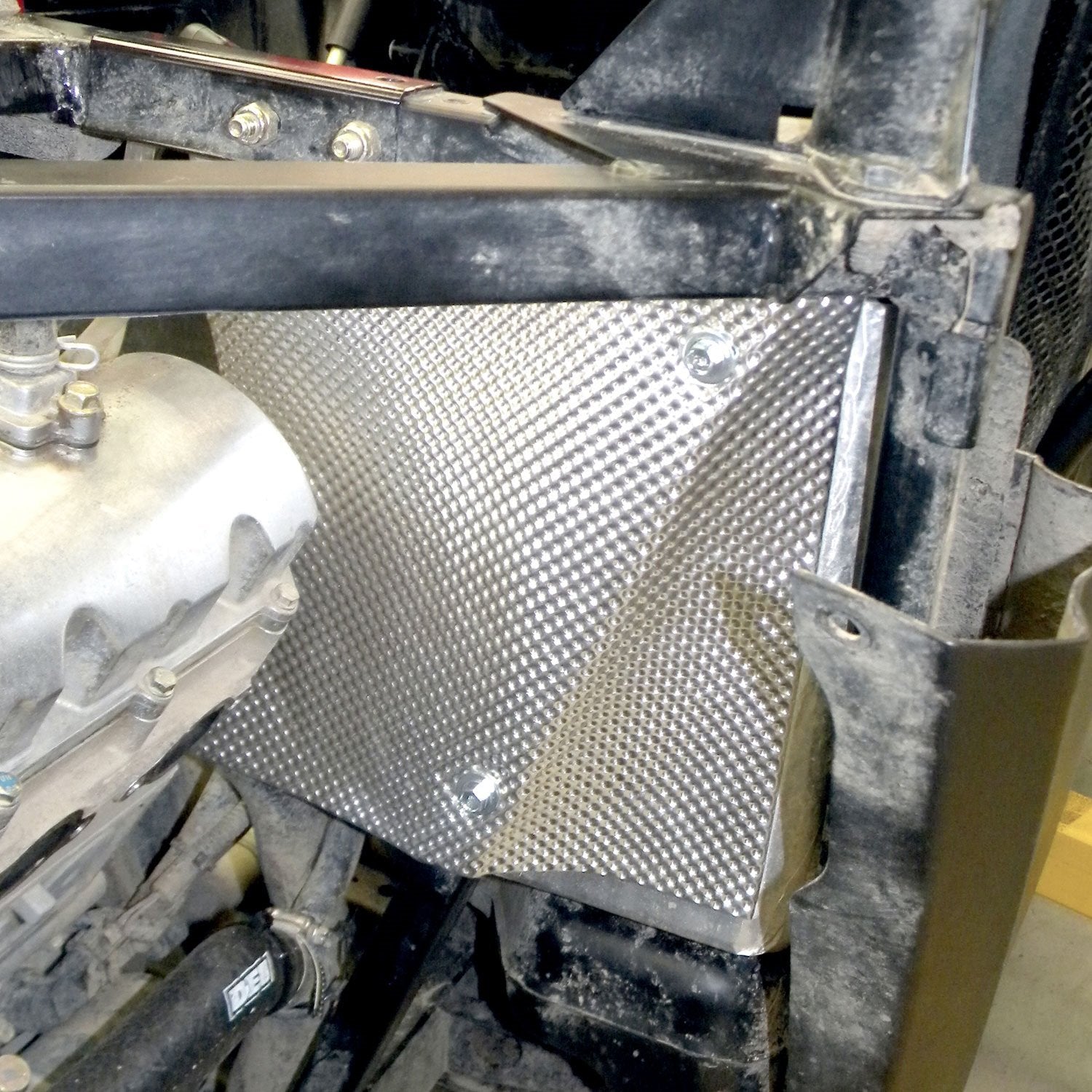 Polaris RZR 2008-14 Design Engineering 010880 RZR-2008-14 Engine Heat Shield