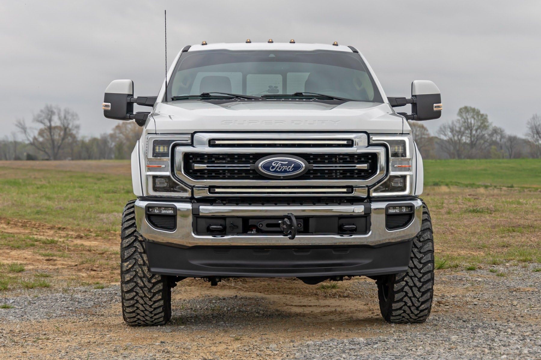 Rough Country 30" Dual DRL LED Grille Kit for 2017-2022 Ford F-250/F-350 Super Duty - 70990