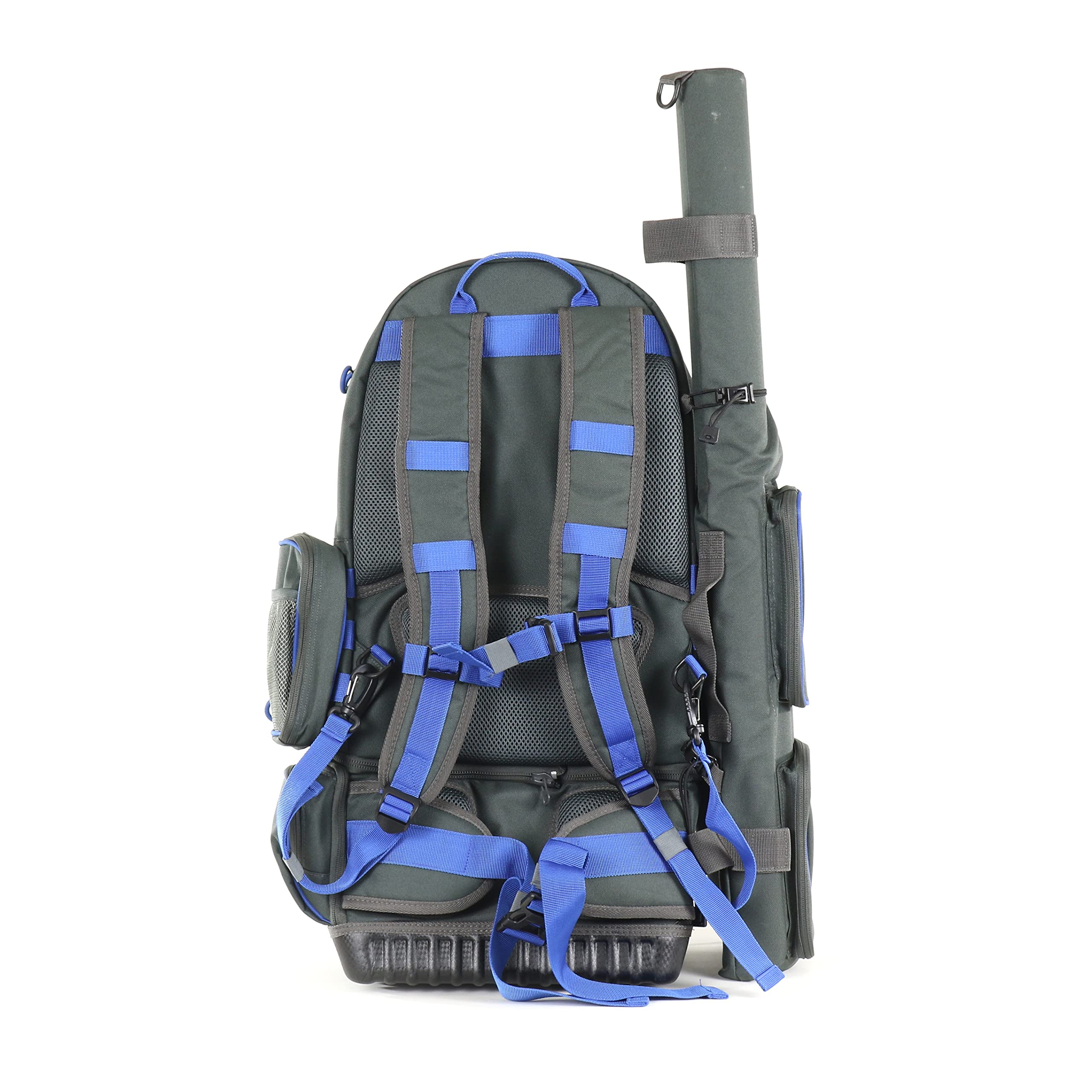 Ultimate Ice Fishing Backpack CLAM – Heavy-Duty 600D Shell, Rod & Tackle Storage, Fits Vexilar & Electronics for Ice Anglers
