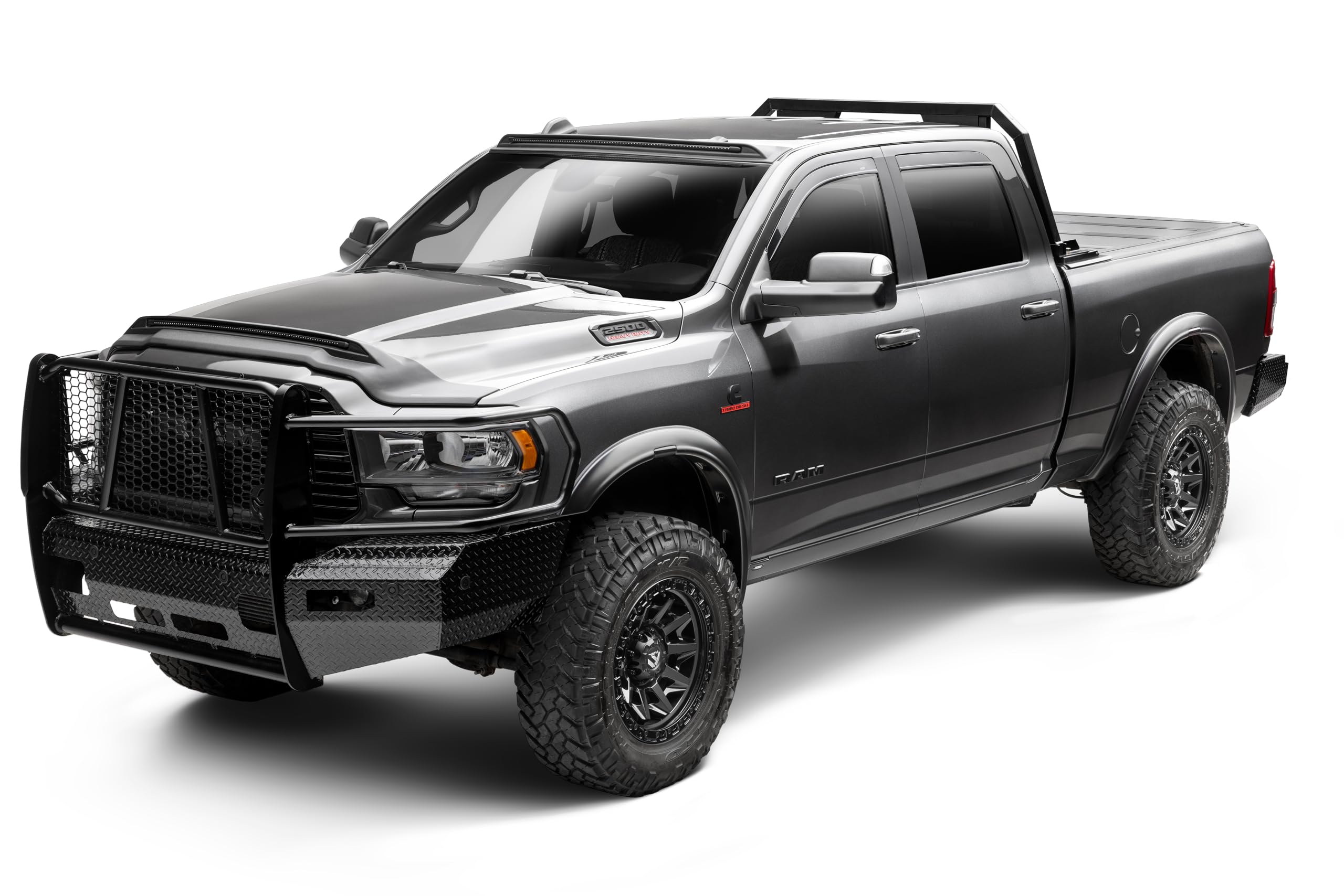 Husky Liners RVL Style Fender Flares | Fits 2019-2026 Dodge Ram 2500; 2019-2026 Dodge Ram 3500 | Front & Rear, 4-pcs. Black | 2805940