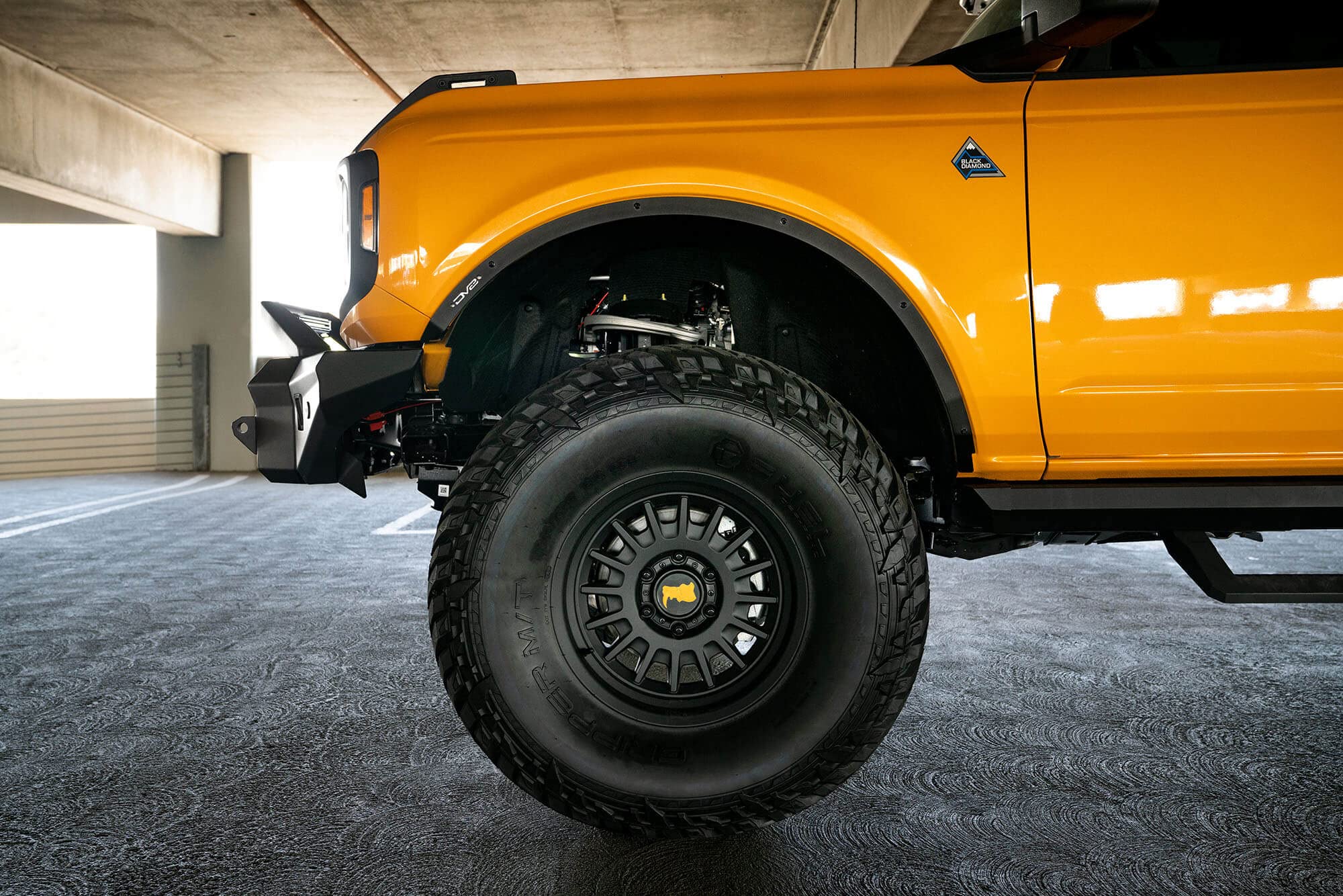 Fender Flare Delete Set DV8 Offroad Compatible with The 2021-2025 Ford Bronco 4 Door | Fender Flare Removal Kit | Set of 4 Front & Rear Fender Deletes | Steel Construction