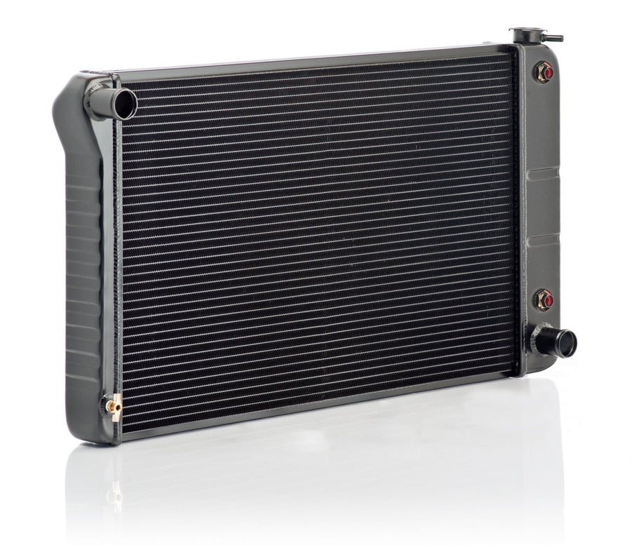 Be Cool 17008 Restoration OE Black Finish Crossflow Radiator