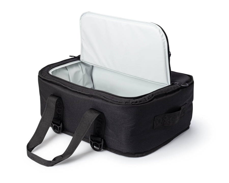 AO Coolers Canvas Stow-N-Go Soft-Sided Cooler, Low Profile and Leak Proof, Insulated for 24-Hour Cold, Black, 38-Can