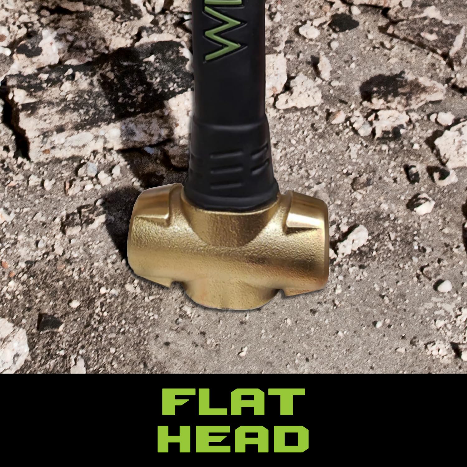 12" Wilton B.A.S.H Brass Sledge Hammer, 4 Lb Head (90412)