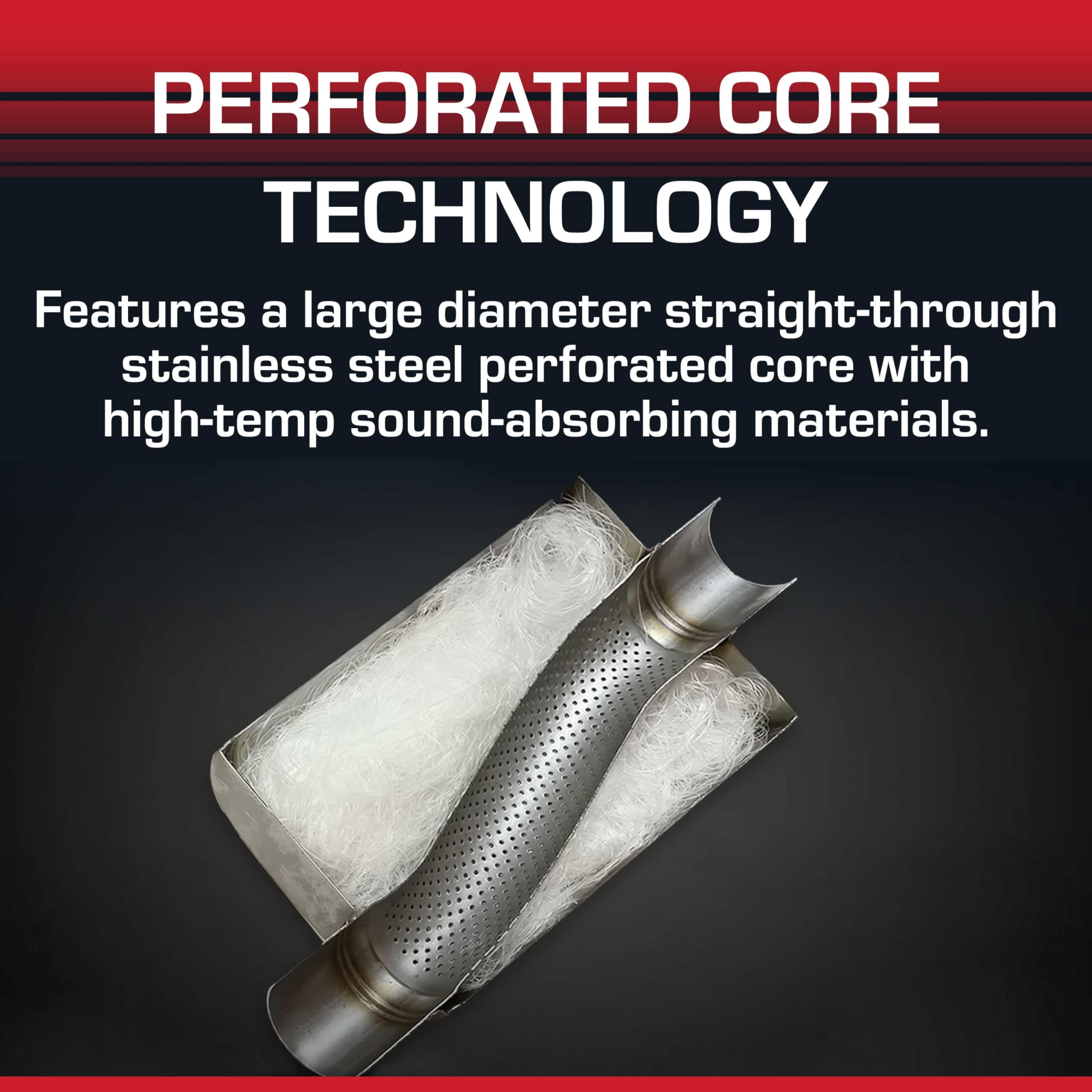 Flowmaster Muffler Flow FX – 3.00” Center In / 3.00” Center Out – Moderate Sound – Stainless Steel – Affordable Performance for Modern Trucks, Muscle Cars & Daily Drivers (71249)