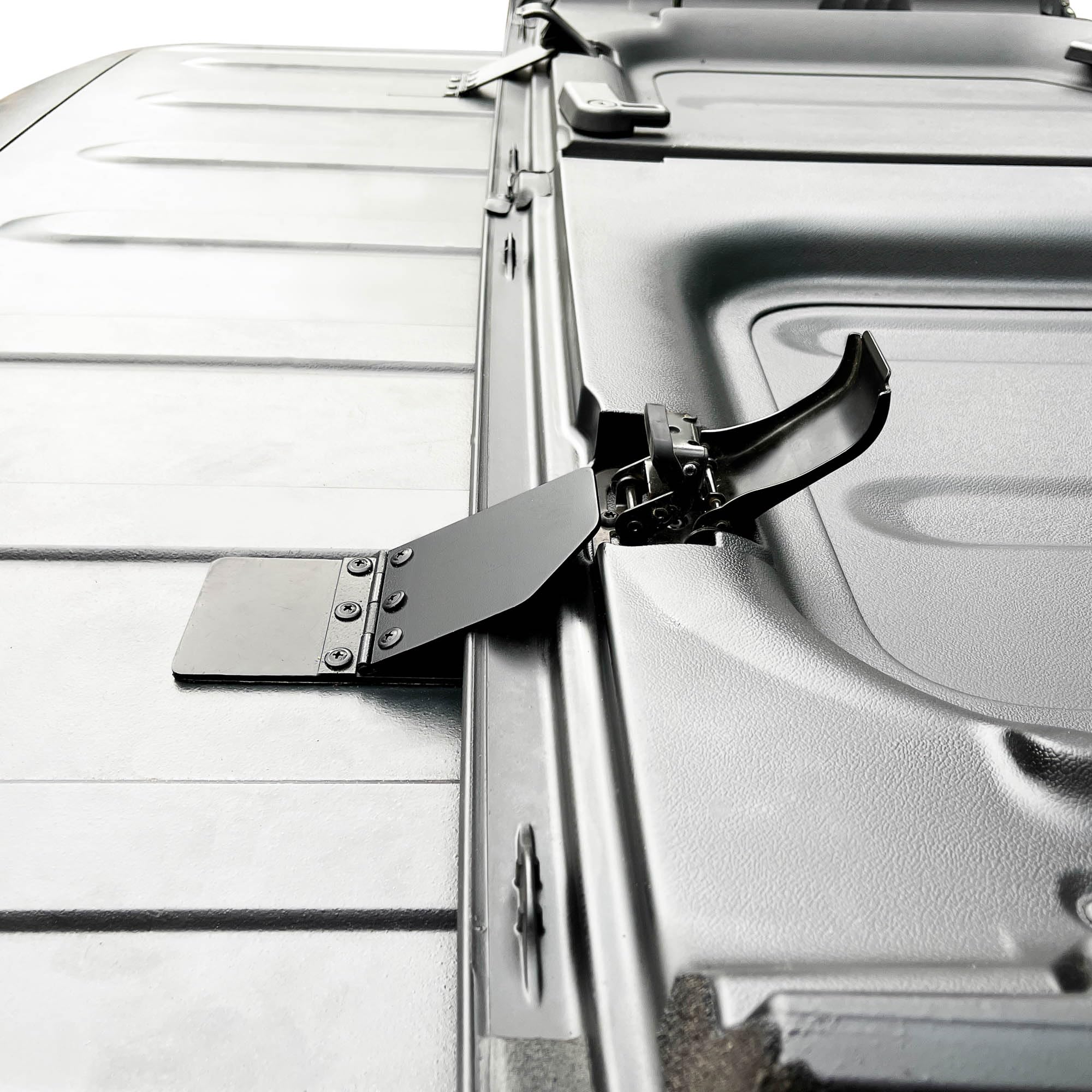 EZ Flip-Top for Freedom Panels JLU Jeep Wrangler One Person Flip Back System—Flip Back Your Jeep Wrangler Hardtop Freedom Panels Every Day in Seconds! Patented and Patent Pending