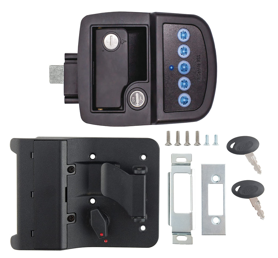 Bauer 013-5091 Keyed-A-Like Bluetooth Electric Towable Lock - RH,Black Products