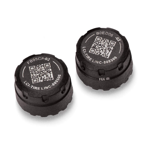 Lippert Components Tire Sensors LINC (2 Pack) for RVs, 5th Wheels, Motorhomes, Tow Vehicles, Easy DIY Installation on Valve Stem, OneControl App Compatible - 2020106299