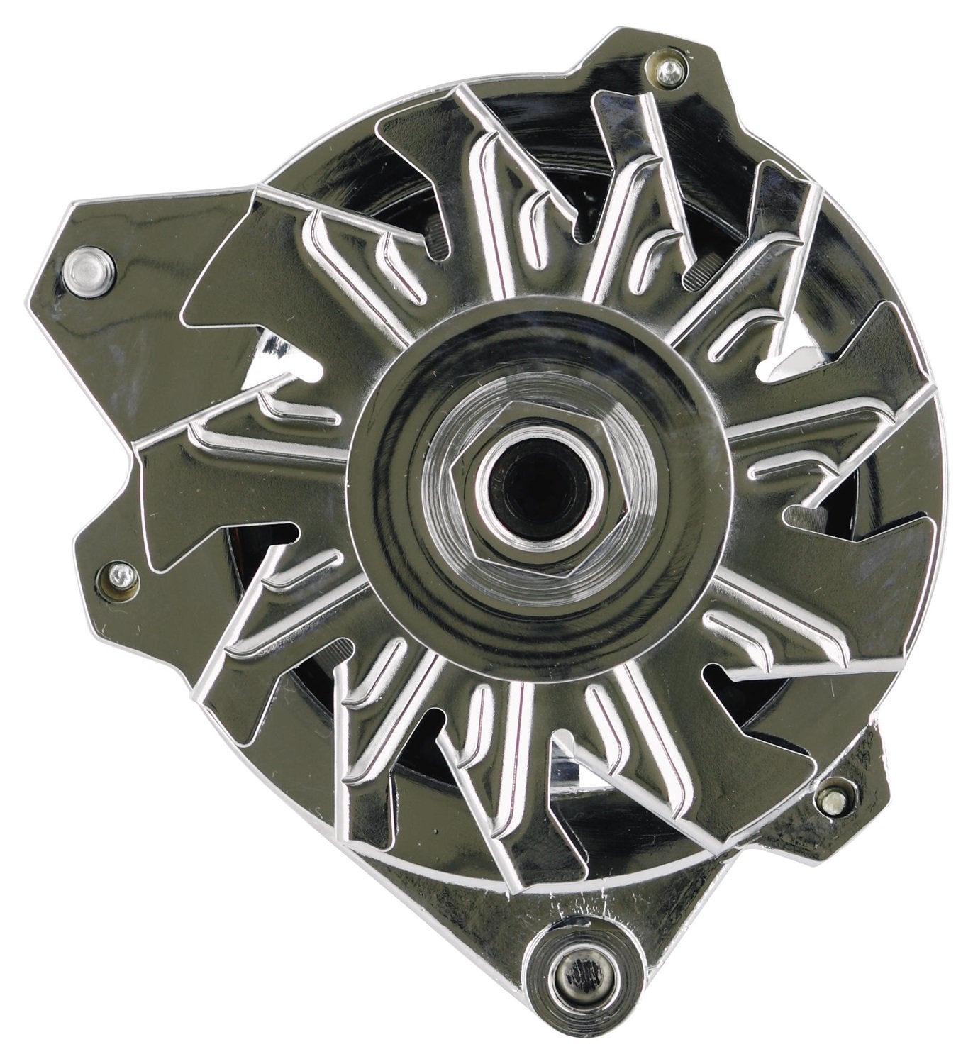 Alt Powermaster Chrysler Upgrade CS130 Type Chrome 140A 2V Pulley w/spacers 1-Wire
